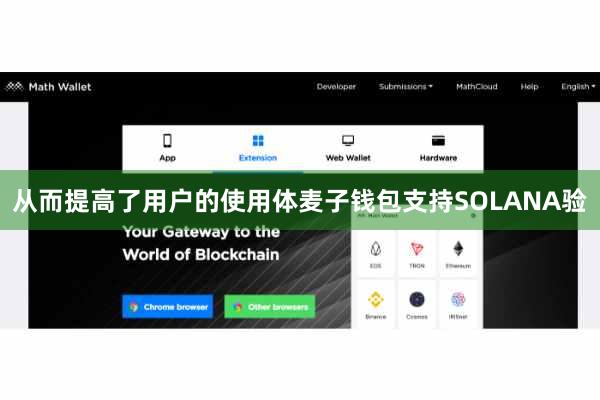 从而提高了用户的使用体麦子钱包支持SOLANA验