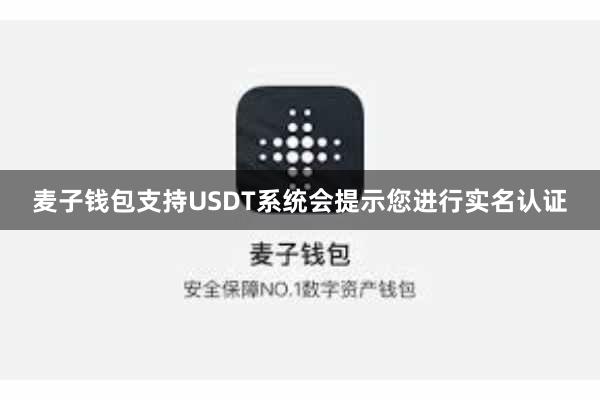 麦子钱包支持USDT系统会提示您进行实名认证