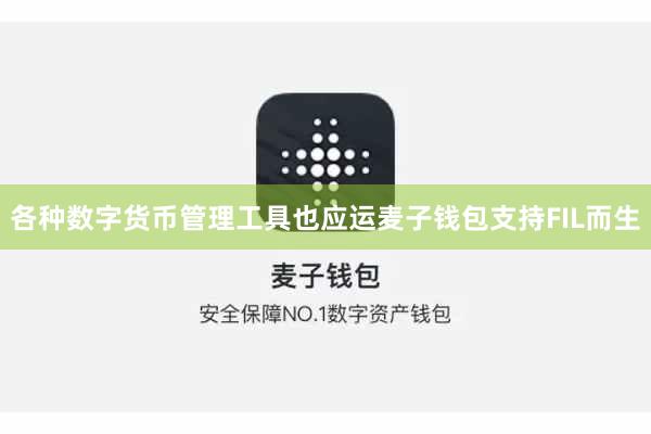 各种数字货币管理工具也应运麦子钱包支持FIL而生